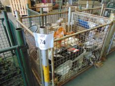 1 x Stillage of Vehicle Spares inc Yamaha Quad,Dri9ve Shaft, light, Brake Pads units etc