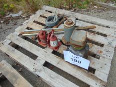 Hydraulic Jacks x4 20 tonne, Land Rover etc