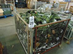 1 x Stillage of Unissued Heavy Duty Zips for Tents, Vehicles etc Approx 500 +