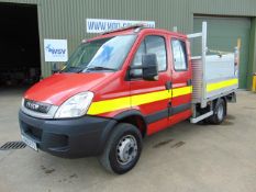 2011 Iveco Daily Agile 65C18 4x2 Crew Cab Dropside Flatbed C/W Tail Lift ONLY 6354 MILES!
