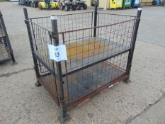 Steel Stacking Stillage with removeable sides and corner posts