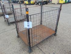 Steel Stacking Stillage with removeable sides and corner posts