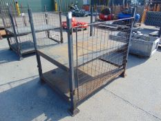 Steel Stacking Stillage with removeable sides and corner posts