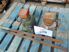 2 x Lake and Elliot Hydraulic 20 tonne Jacks with Handles