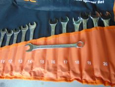 New Unissued 14 PCs Metric Combination Spanner Set