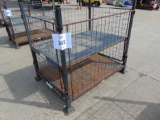 Steel Stacking Stillage with removeable sides and corner posts