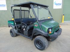 2012 Kawasaki Mule 4010 4WD Diesel Utility Vehicle UTV c/w Power steering ONLY 1519 HOURS!