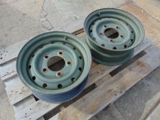 Heavy duty Wolf rims x 2