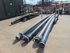 4 x Heavy Duty Delivery hose Approx, 6m long 6