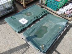 2 x Large Tarpaulin Sheets as shown