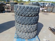 4x Michelin 335/80 R20 XZL Tyres