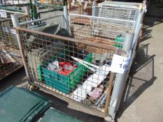 Stillage of Misc Vehicle Spares, Cooker Straps etc