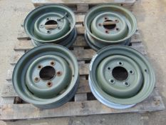 Heavy duty NRC7578 Land Rover rims x 4