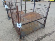Steel Stacking Stillage with removeable sides and corner posts