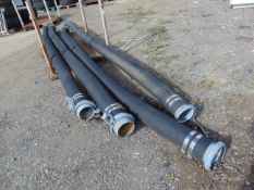 4 x Heavy Duty Delivery hose Approx, 6m long 6