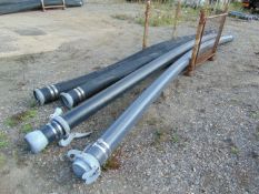 4 x Heavy Duty Delivery hose Approx, 6m long 6