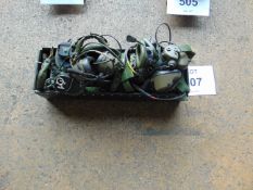 10 x Clansman AFV Crew Headsets