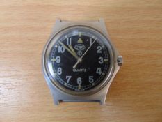 CWC W10 British Army service watch Nato marks, Date 1991 - GULF WAR, New balt/strap
