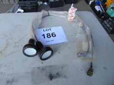 2 x New Unissued Vehicle Map Reading Lamps
