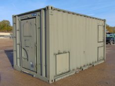 Ex Reserve Demountable Secure Workshop/Office Unit C/W Twist Locks, Air Con, Work Stations etc