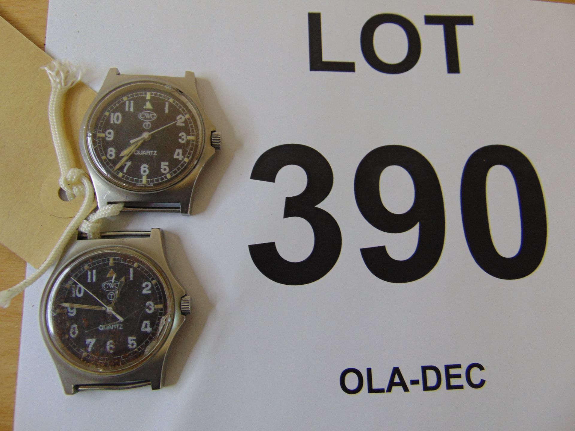 2 x CWC 0552 R.Marines / Navy Issue Service Watch Nato Marks Dated 1989/1990, Gulf War 1 - Image 6 of 7