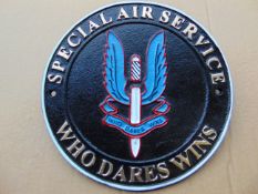 HAND PAINTED CAST IRON SAS 