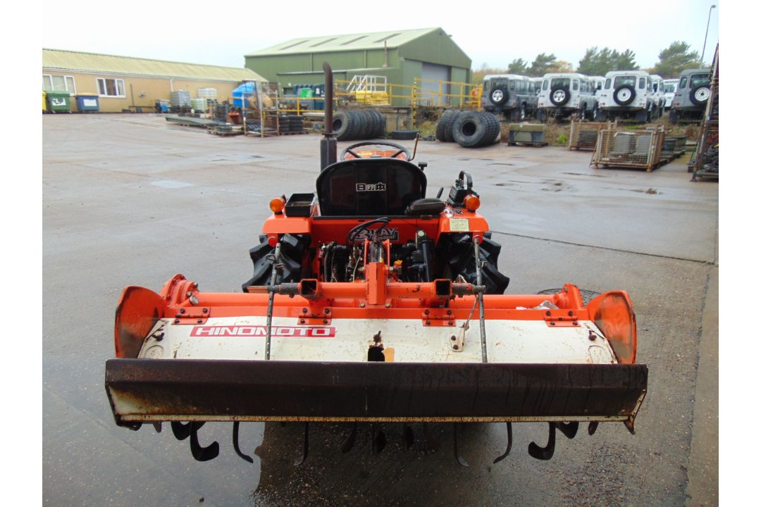 Hinomoto C174 4x4 Diesel Compact Tractor c/w Rotovator ONLY 492 HOURS! - Image 7 of 25