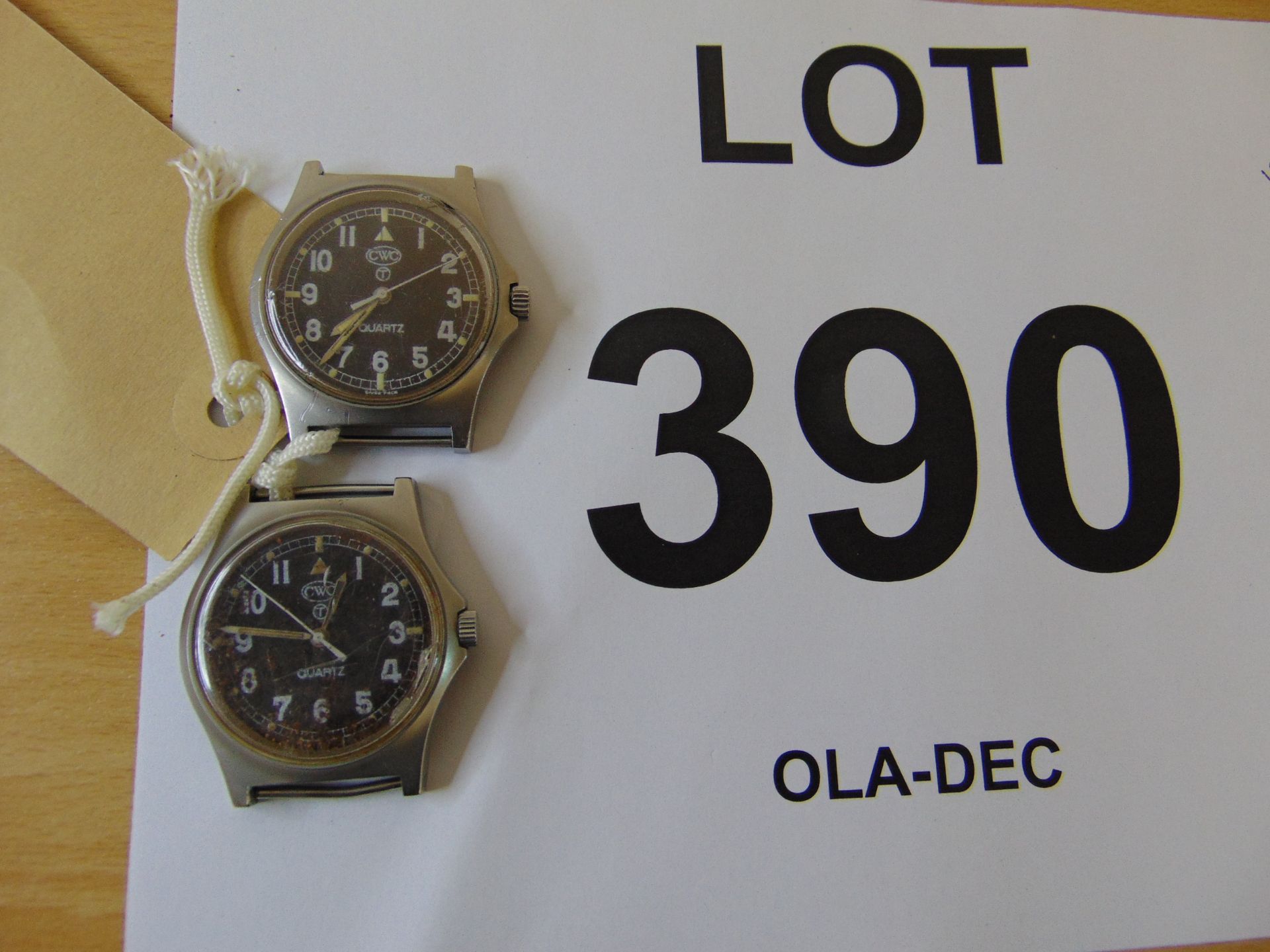 2 x CWC 0552 R.Marines / Navy Issue Service Watch Nato Marks Dated 1989/1990, Gulf War 1 - Image 7 of 7