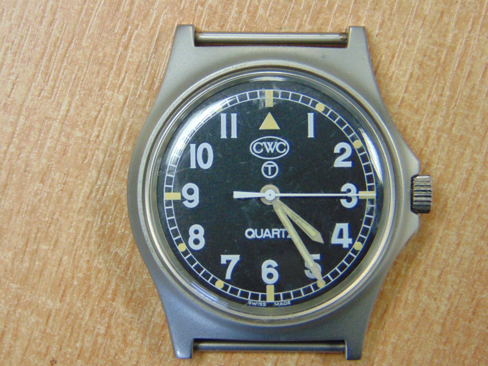 UNISSUED CWC W10 BRITISH ARMY SERVICE WATCH -WATER PROOF TO 5 ATM NATO MARKS DATE 2005 SN.3761 - Image 7 of 8
