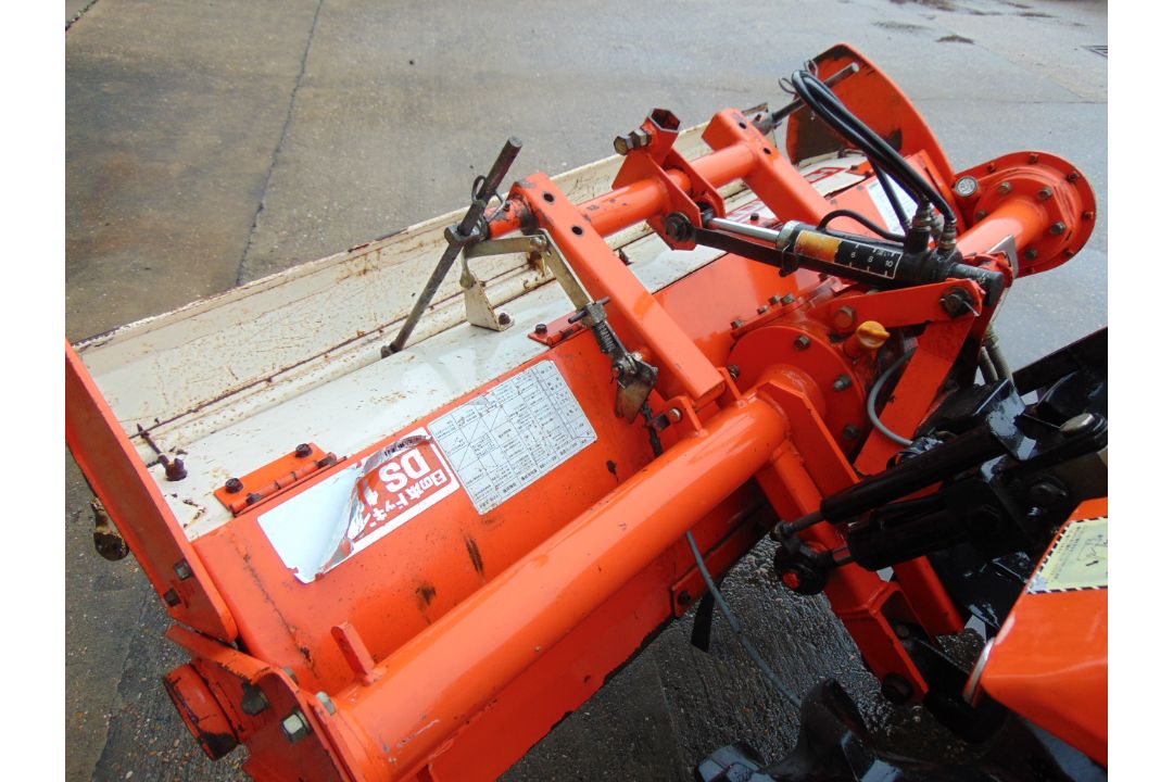 Hinomoto C174 4x4 Diesel Compact Tractor c/w Rotovator ONLY 492 HOURS! - Image 15 of 25