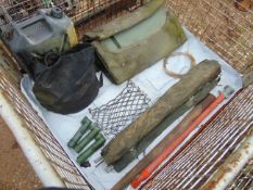 Canvas Sheets, Cargo Nets, Torches, Water Carrier etc