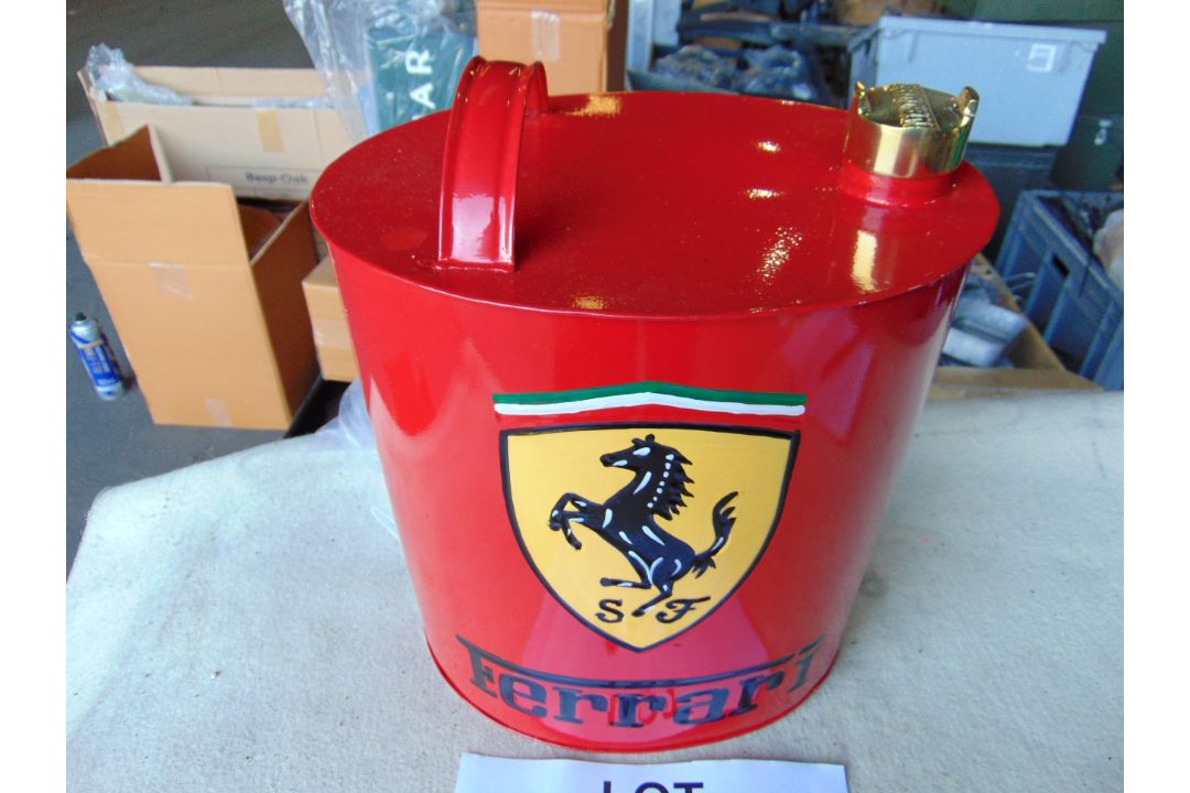 Lovely Ferrari Oval Oil Can with Brass Top - Image 2 of 3