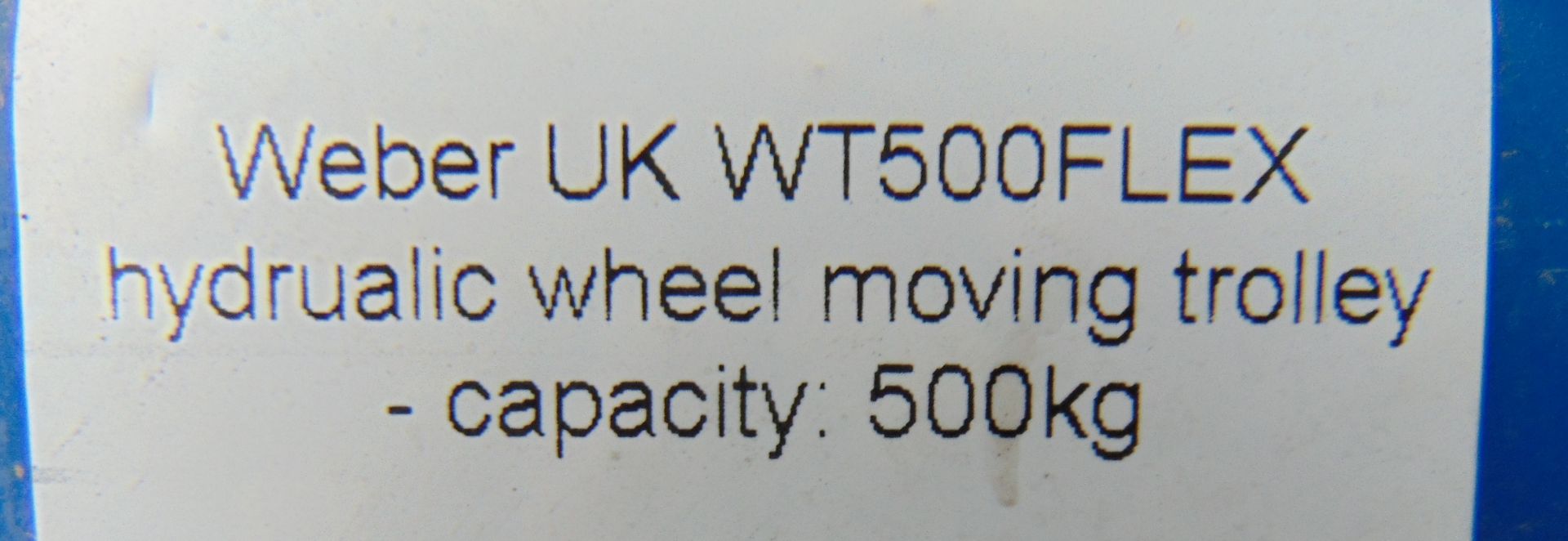 Weber 500Kg Tyre Moving Trolley - Image 5 of 5