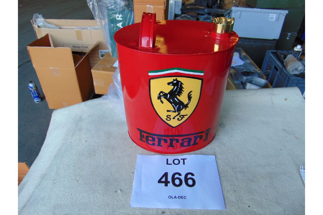 Lovely Ferrari Oval Oil Can with Brass Top - Image 1 of 3