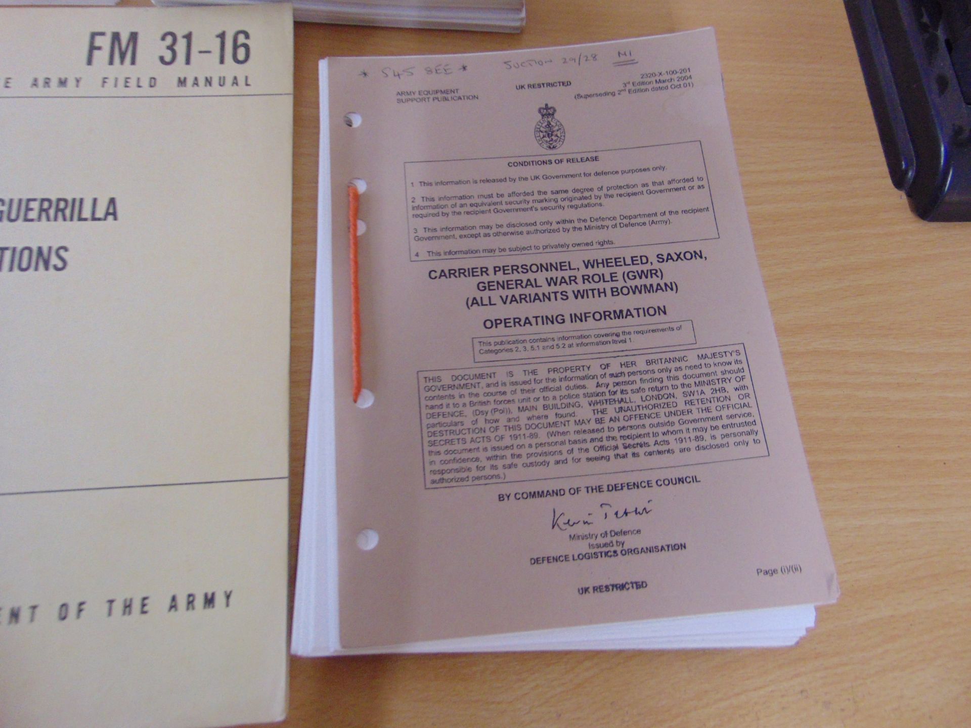 Selection of Military Manuals US & UK as Shown - Image 2 of 9