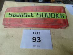 2 x Spanset 5000kgs 1.3MRecovry Lifting Strap