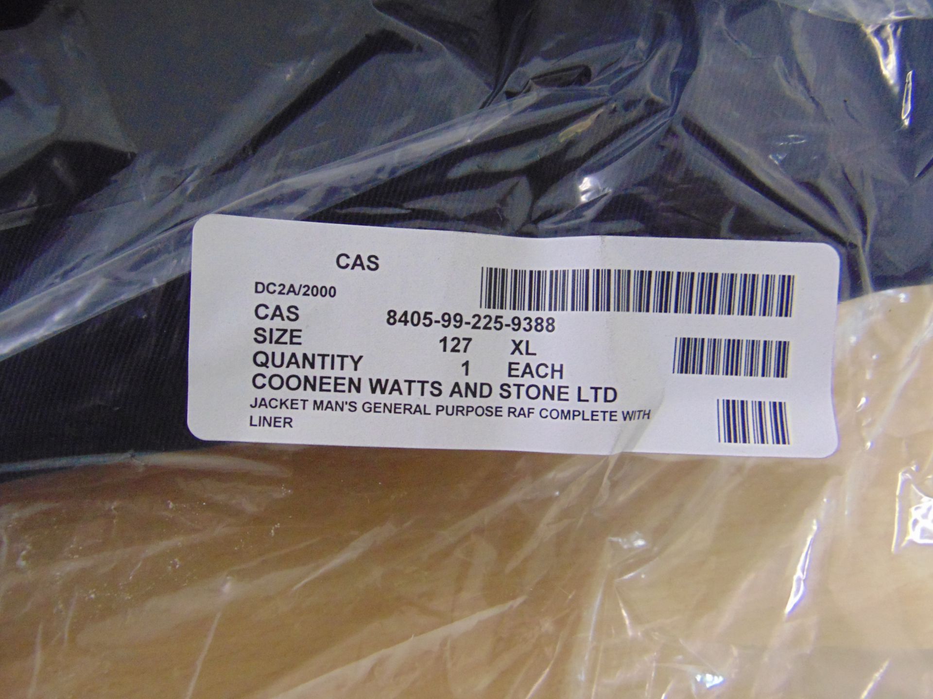 2 x New Unissued RAF Pilots Jackets c/w Removeable Liners - Image 2 of 6