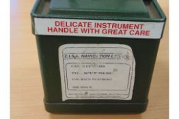 VERY NICE SIRS NAVIGATION CANOE COMPASS USED BY SAS, SBS, IN ORIGINAL TRANSIT CASE