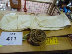 Vickers Cloth 250 RD Ammo Belt and Very Rare Winter Camo WW2 Bren Carry Case Dated 1944