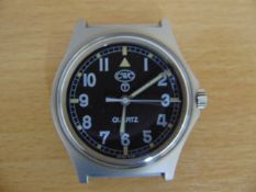 Unissued Condition CWC W10 British Army Service Watch Nato Markings, Date 1998, New batt/Strap