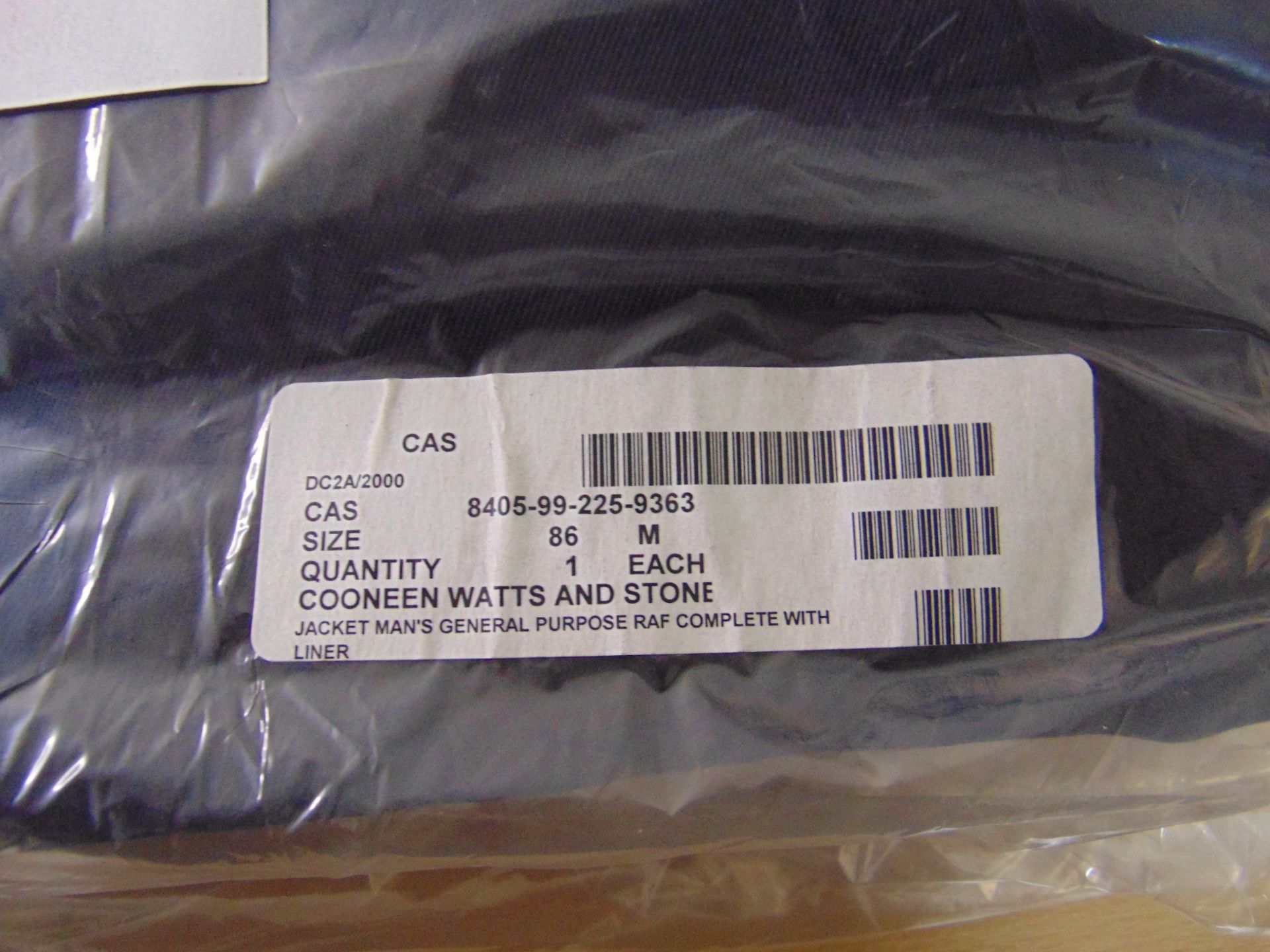 2 x New Unissued RAF Pilots Jackets c/w Removeable Liners - Image 3 of 6