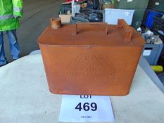 Very Unusual Harley Davidson 2 Gall Fuel Can with Brass