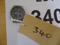 Seiko Gen 2 Pilots Chrono Date Adjust RAF Tornado force issue, Nato |Marks Date 1996, S/No 931