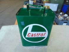 New Unissued Castrol 1 Gall oil can c/w Brass Top