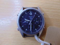 Seiko Gen 1 Pilots Chrono RAF Harrier Force Issue Nato Marks Date 1984, V.Rare