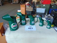 Set 5 New Unissued Castrol Oil Measures