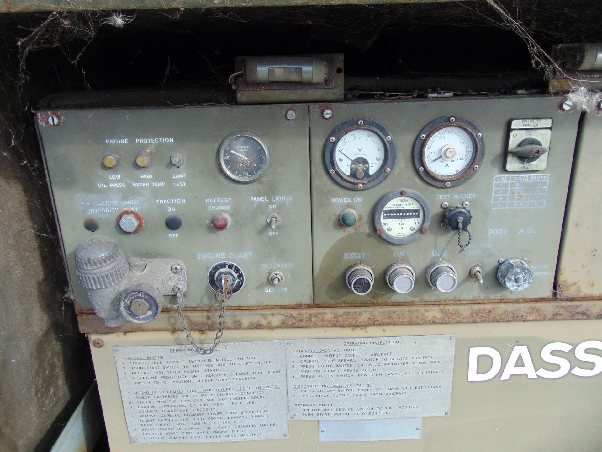 Houchin Twin Axle 60 KVA 48KW Aircraft Ground Power Unit c/w Cummins Engine - Image 9 of 17