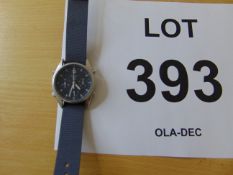 V.Nice Seiko Gen 1 Pilots Chrono RAF Harrier Force Issue with Nato Marks Date 1987, New Batt/ Strap