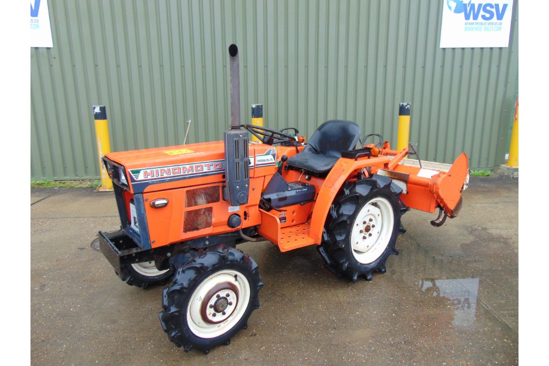 Hinomoto C174 4x4 Diesel Compact Tractor c/w Rotovator ONLY 492 HOURS! - Image 25 of 25