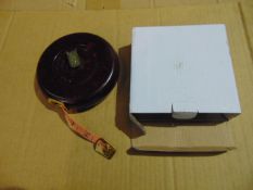 AM BAKALITE ROYAL DOCK YARD FABRIC TAPE MEASURE